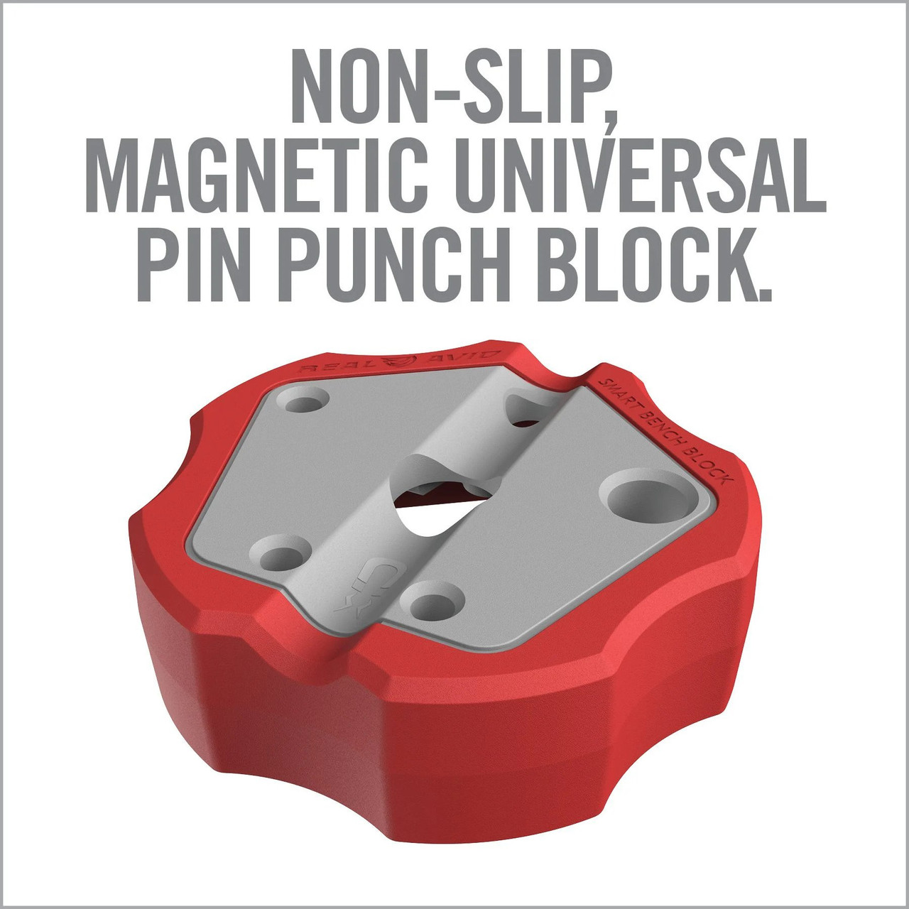 Real Avid Non Slip Magnetic Pin Punch Smart Bench Block Real Avid Non Slip Magnetic Pin Punch Smart Bench Block