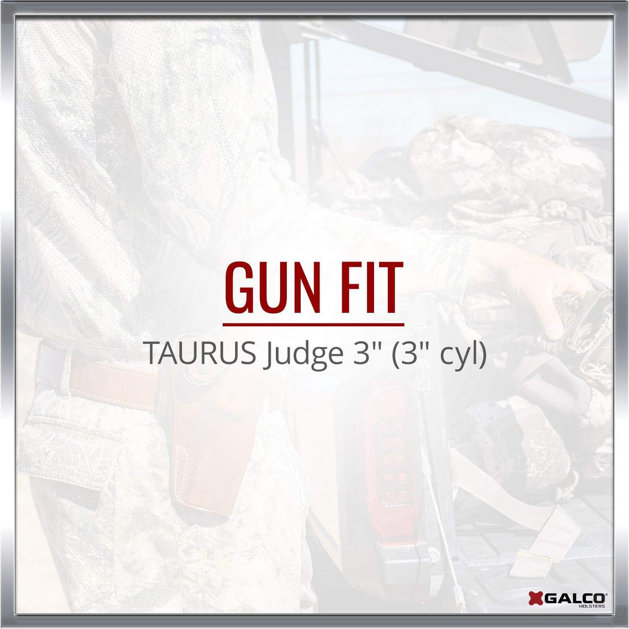 Galco Dual Action Outdoorsman Holster for Taurus Judge 3" RH Tan