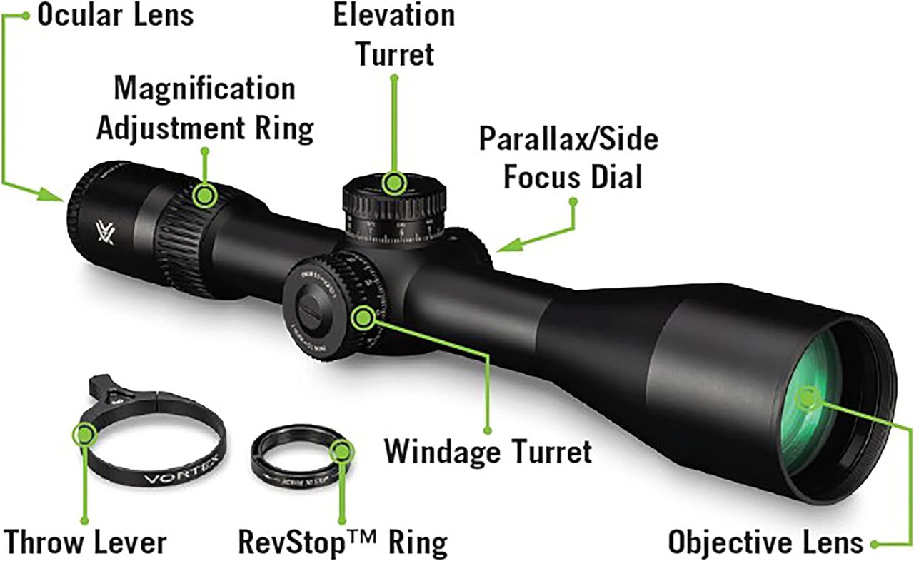 Vortex Optics Venom 5-25x56 FFP Riflescope 34mm EBR-7C MOA Black