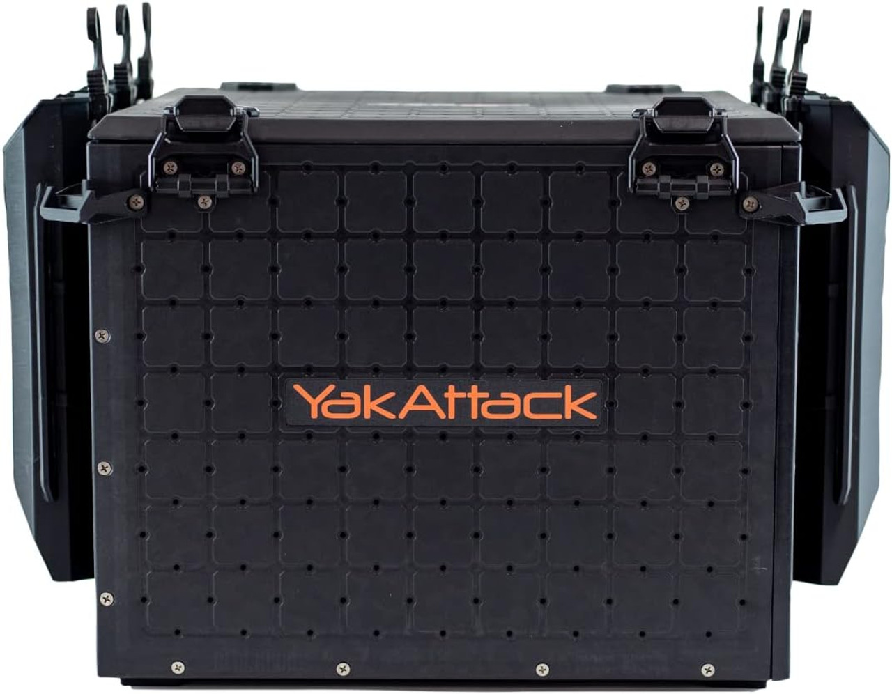 YakAttack BlackPro Kayak Crate 16"x16" Black Lid & 6 Hooks - BLP-PRO-16X16