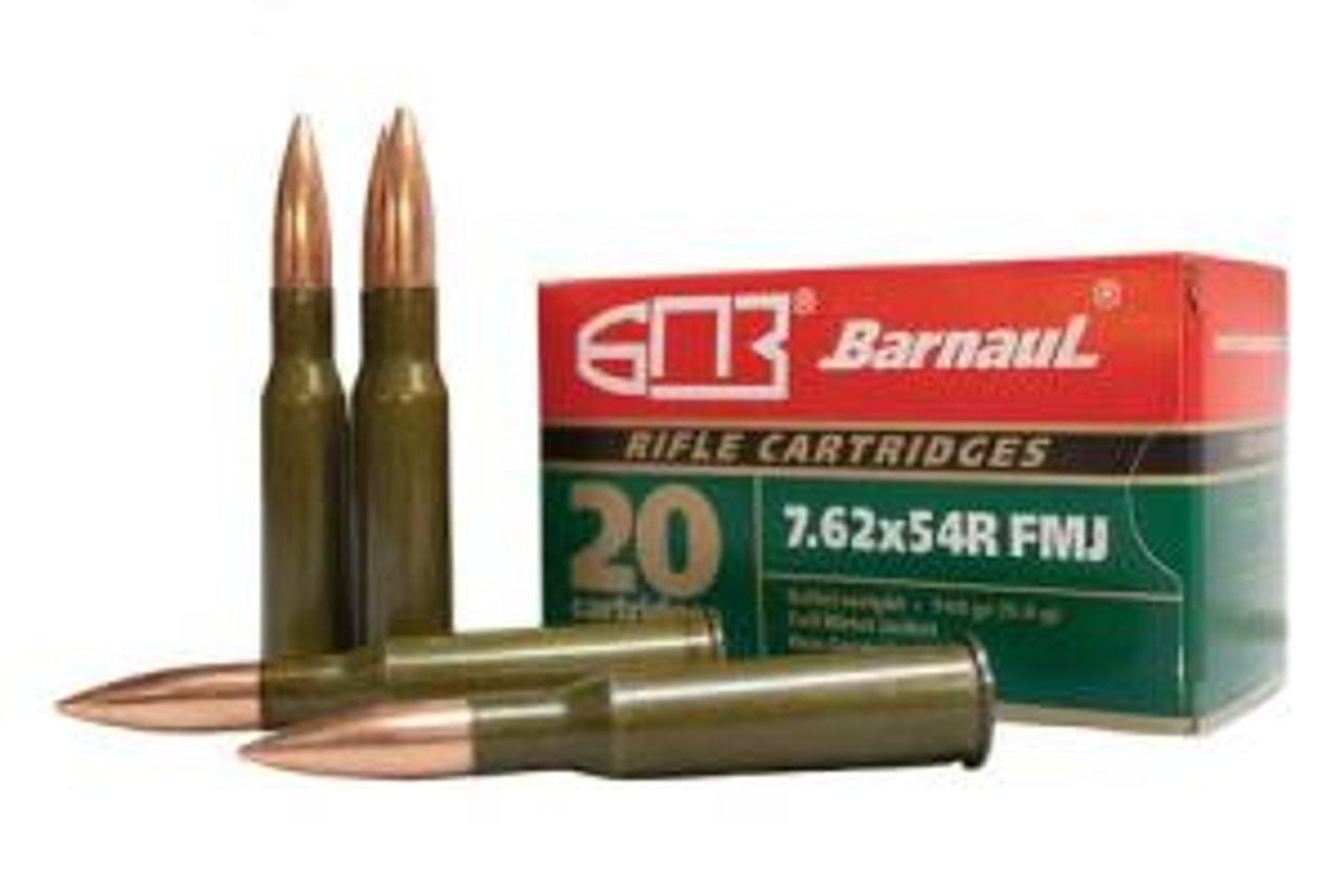 Barnaul 7.62X54R 174 Grain 20 Rounds FMJ148 500 Rounds