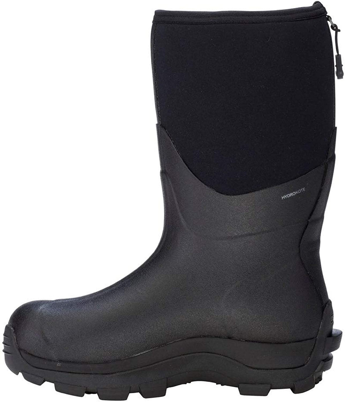 Dryshod Mens Arctic Storm Mid Pull On Boots Mid Calf Black/Grey Size 12