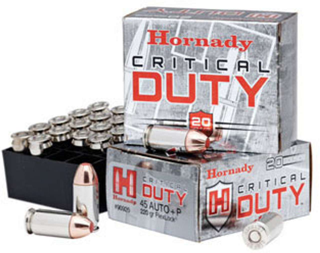 Hornady 90926 Critical Duty 45 ACP +P 220 gr FlexLock 200 Rounds