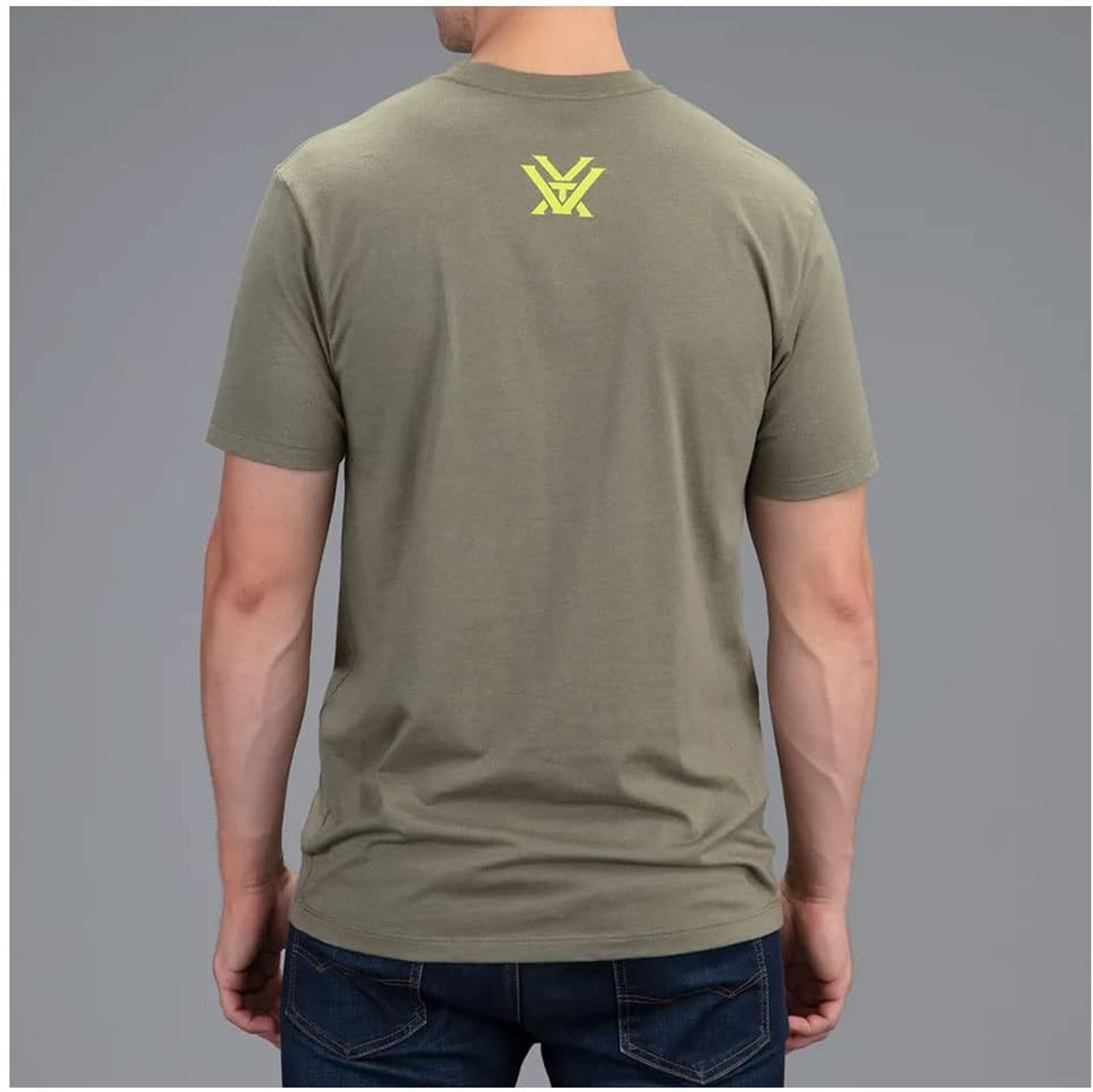 Vortex Optic Shield Short Sleeve T Shirt Military Heather XL 220-50-MIHXL Vortex Optic Shield Short Sleeve T Shirt Military Heather XL 220-50-MIHXL