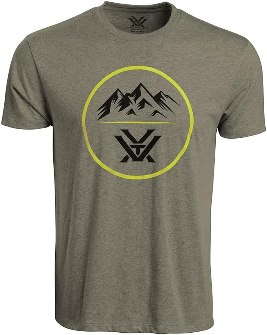Vortex Optics Three Peaks T-Shirt Military Heather Medium 121-10-MIHM