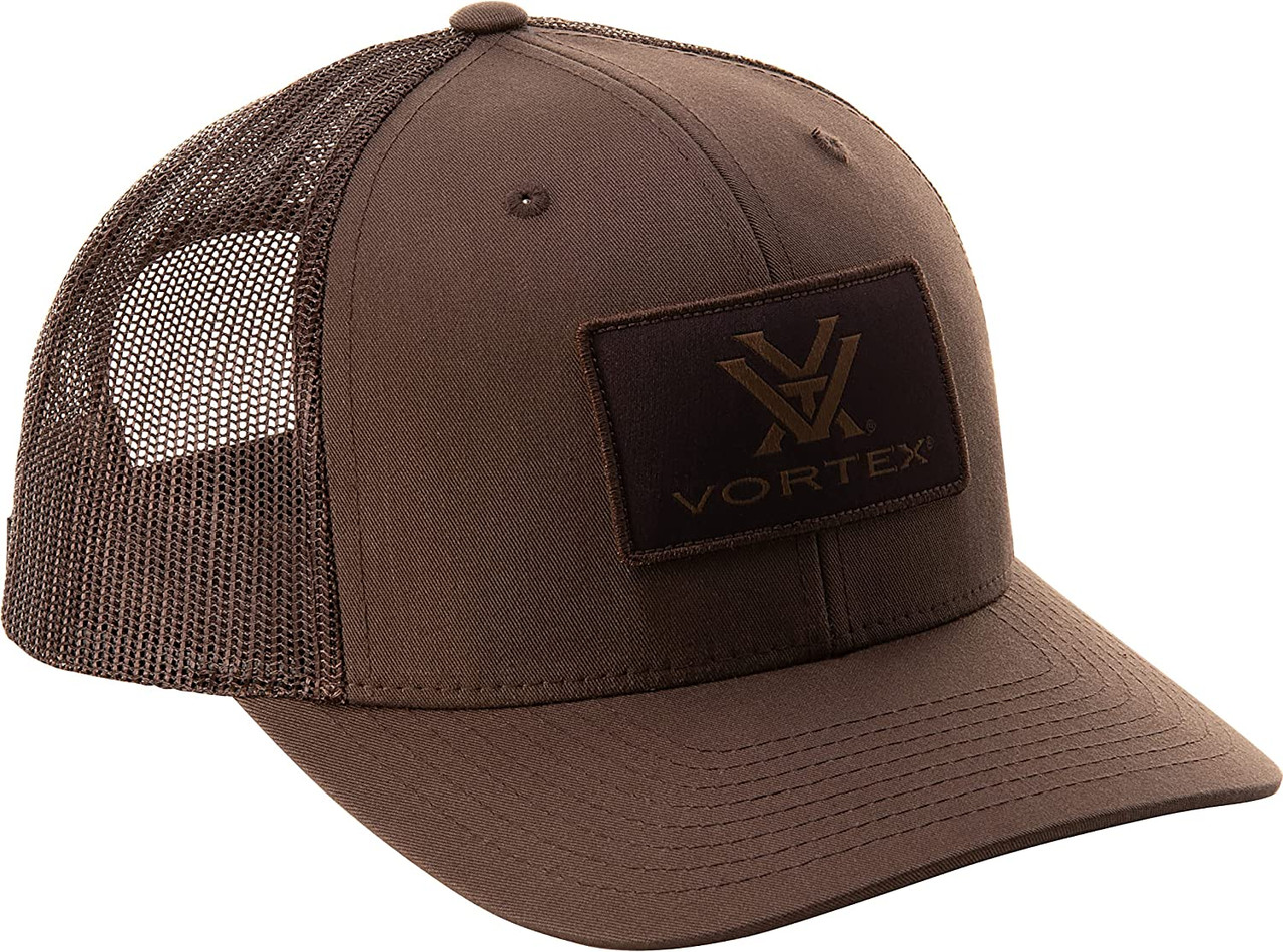 Vortex Optics Force on Force Snap Back Caps Brown One Size 221-18-BRN