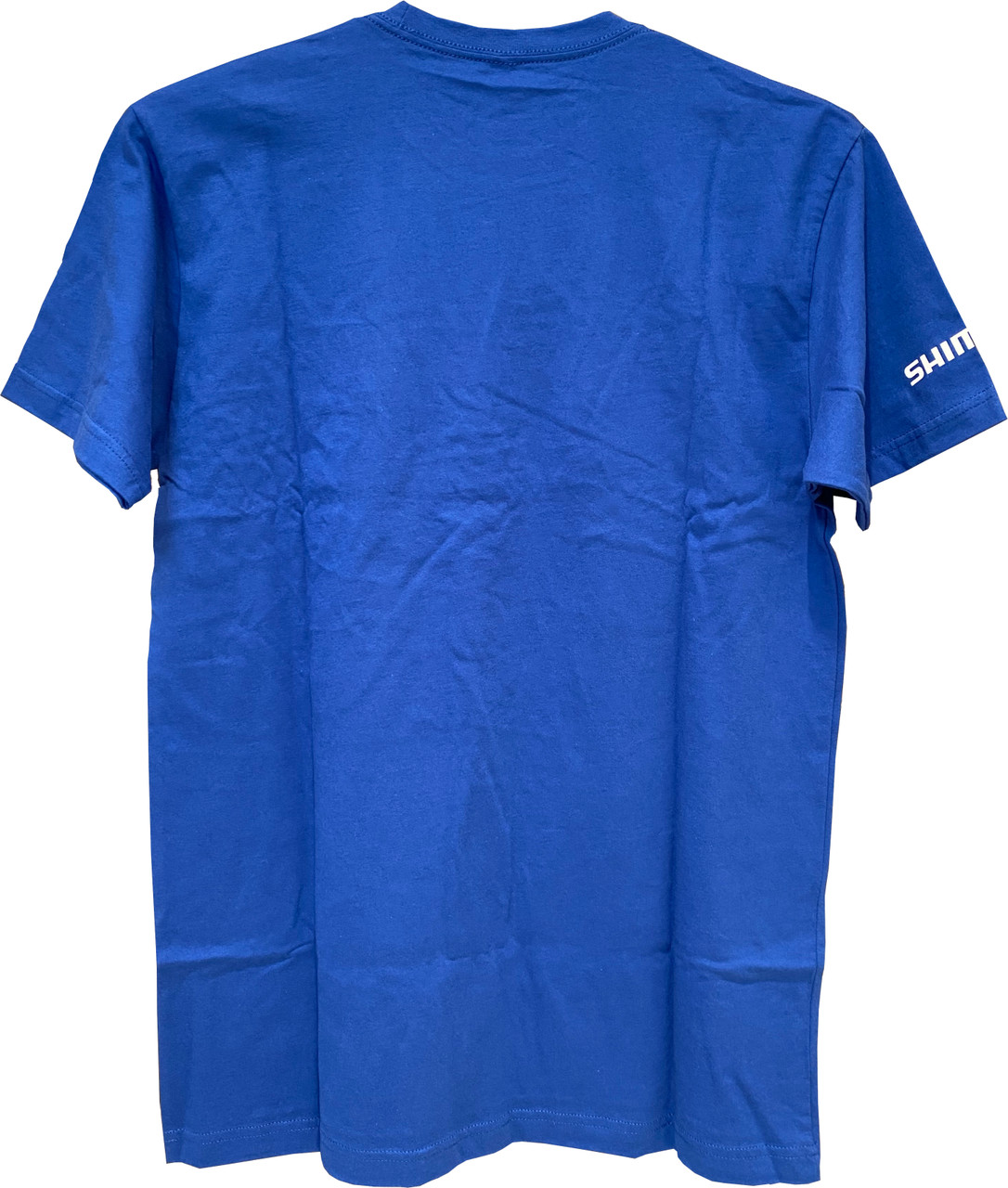 Shimano Short Sleeve Cotton Fishing Tee Shirt Royal Blue XL