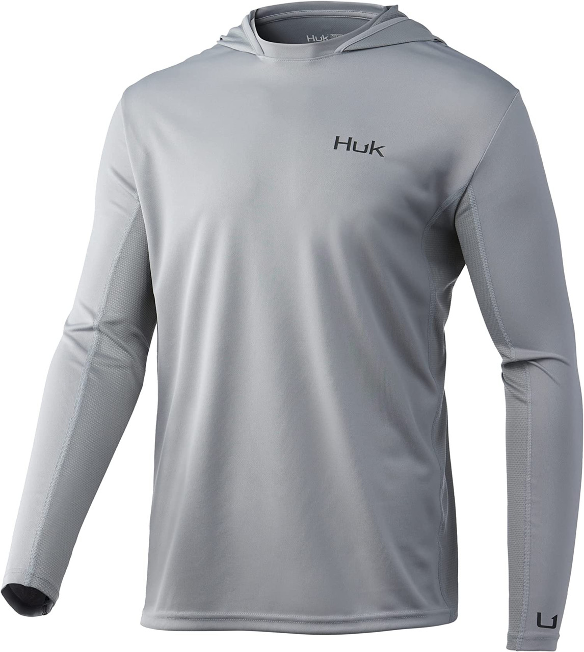 Huk Icon X Hoodie Fishing Shirt with +50 UPF Sun Protection - Large