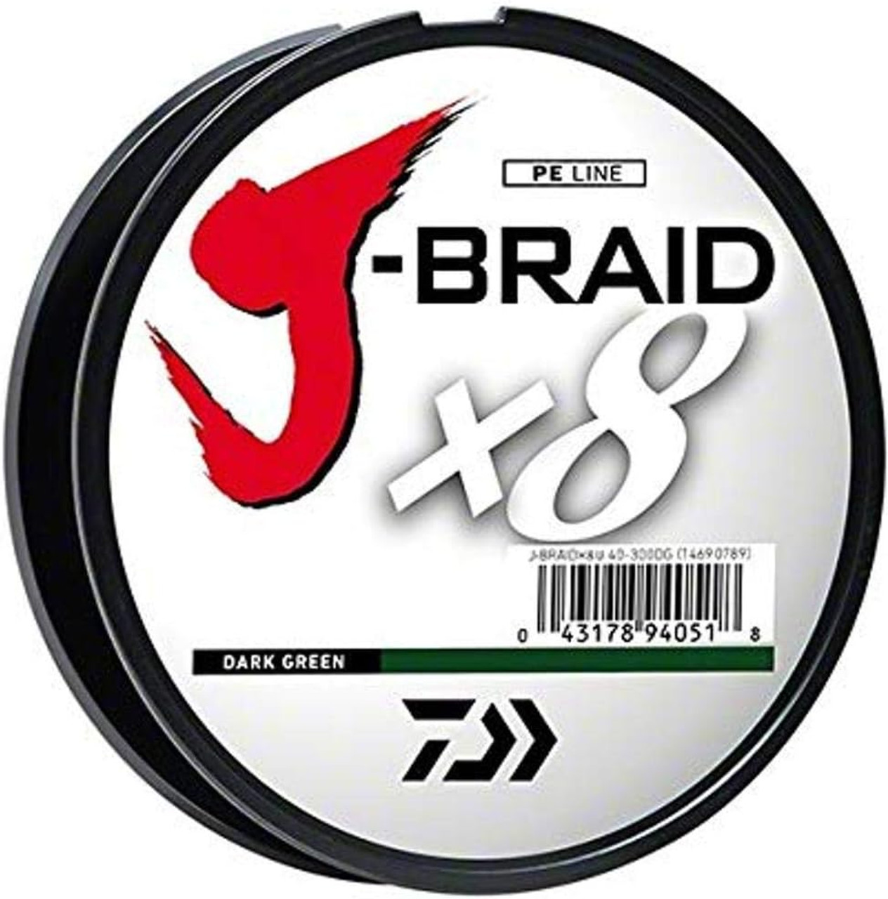 Daiwa J-Braid Fuller Spool Dark Green 8X Mono Dia.=10lb 270m/300yd(0.15mm)