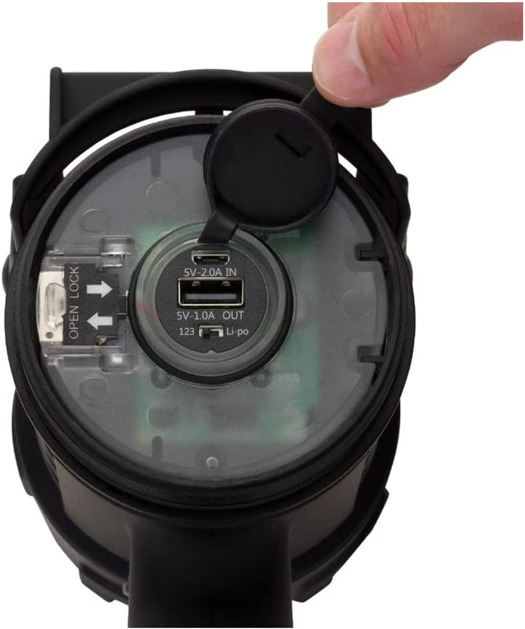 Browning Spotlight High Noon Pro USB Rechargeable 1400 Lumens Black Browning Spotlight High Noon Pro USB Rechargeable 1400 Lumens Black