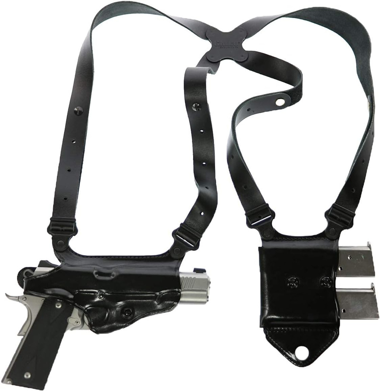 Galco Miami Classic Shoulder Holster System Black Compatible 3"-5" 1911
