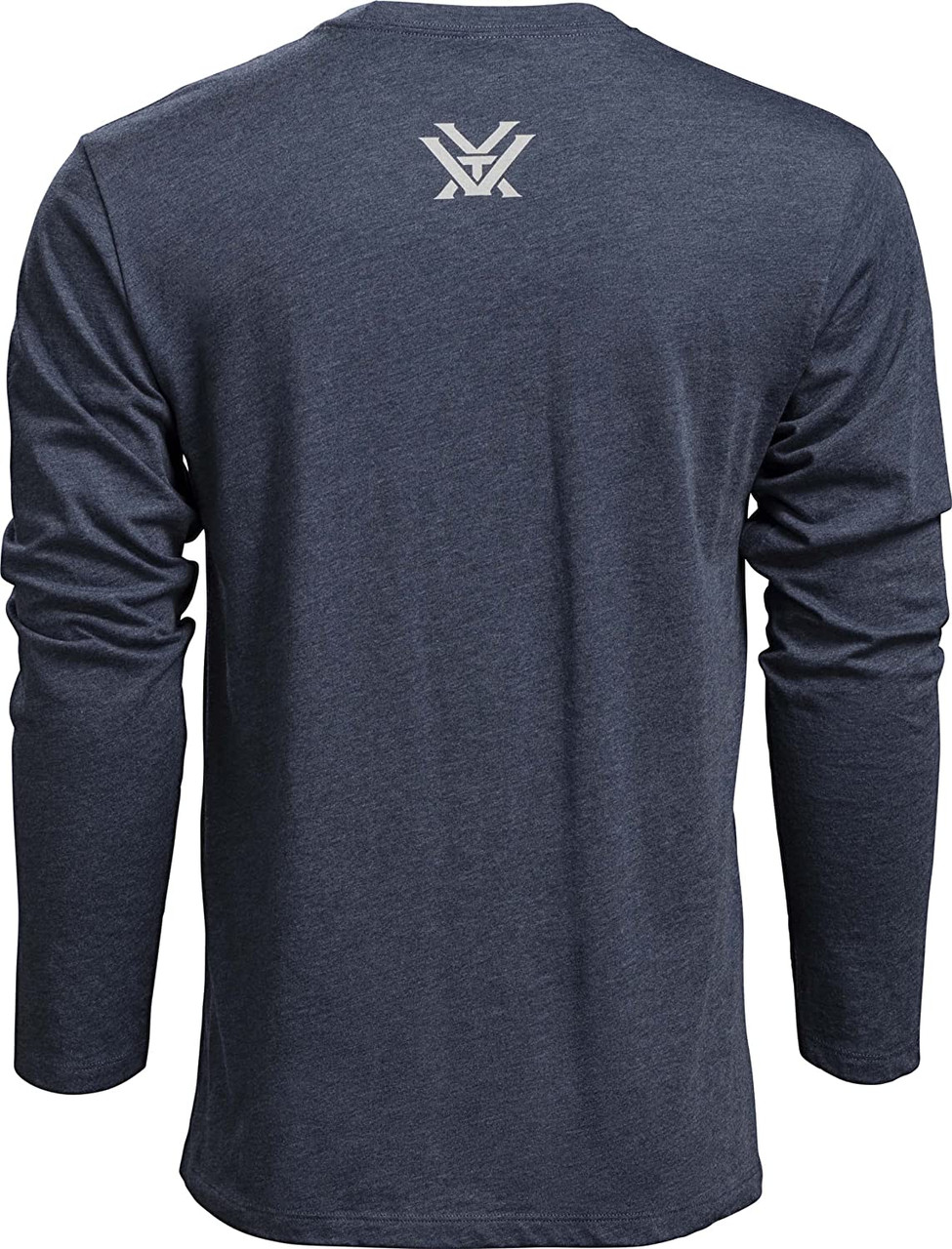 Vortex Optics Three Peaks Long Sleeve Shirts Navy Heather - Medium Vortex Optics Three Peaks Long Sleeve Shirts Navy Heather - Medium