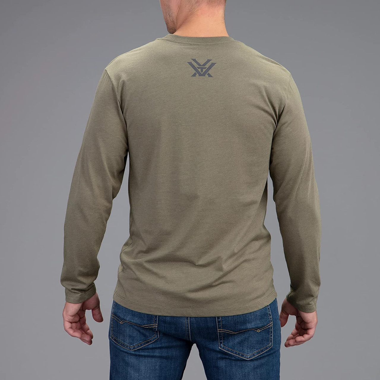 Vortex Optics Core Logo Long Sleeve Shirts Military Camo Heather - Large