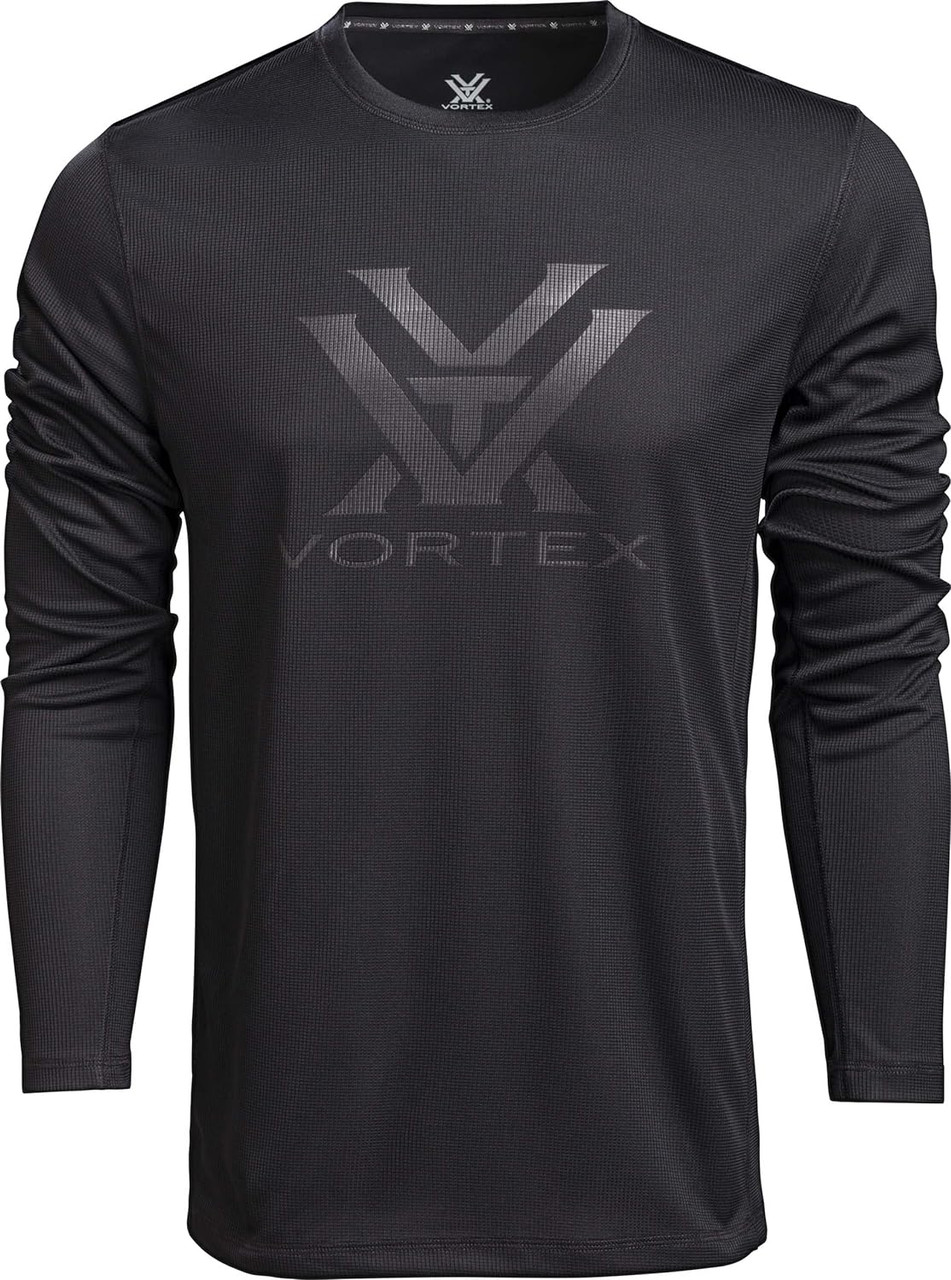 Vortex Optics Core Logo Performance Grid Shirts - Black - X-Large