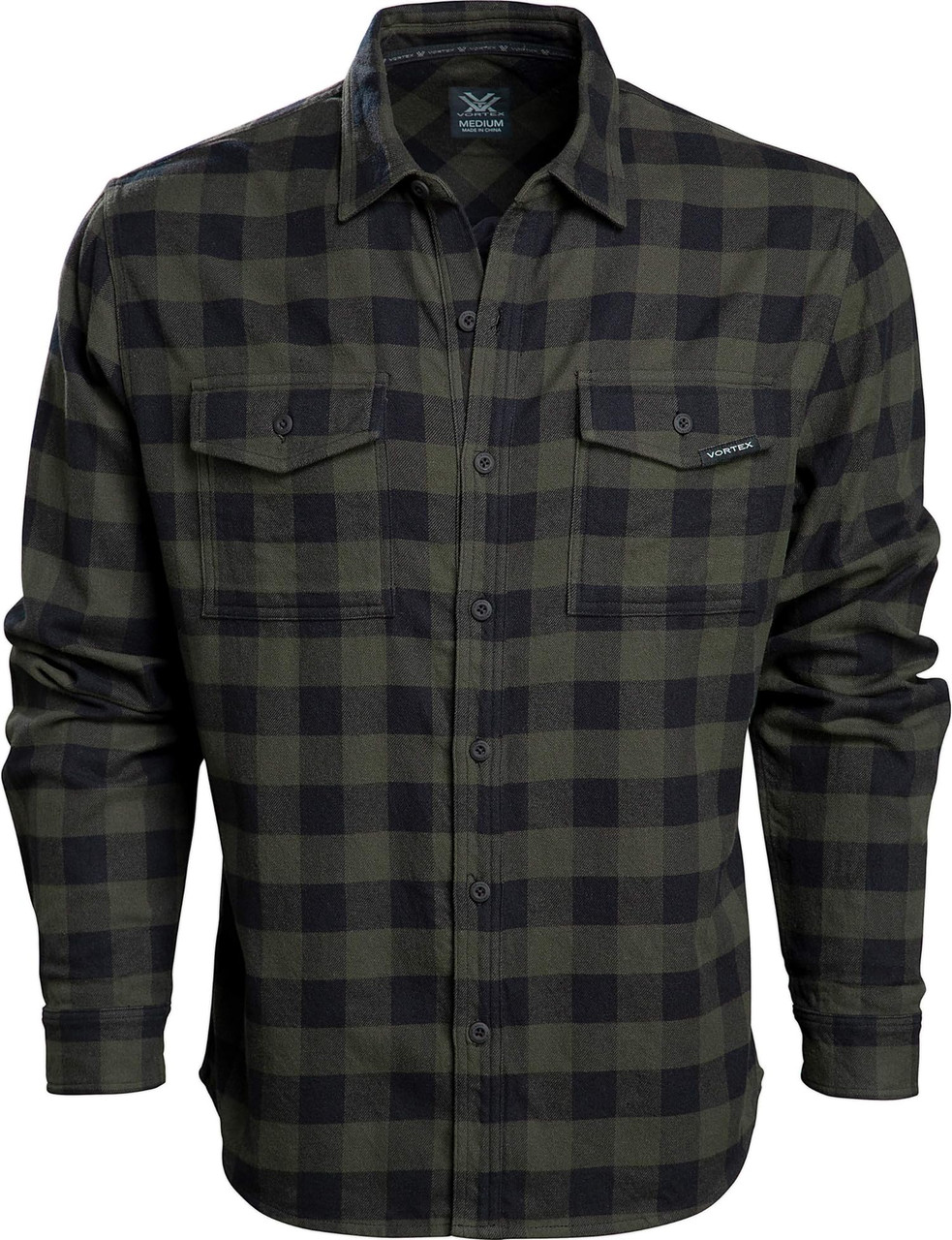 Vortex Optics Timber Rush Flannel Shirt - Forest - X-Large