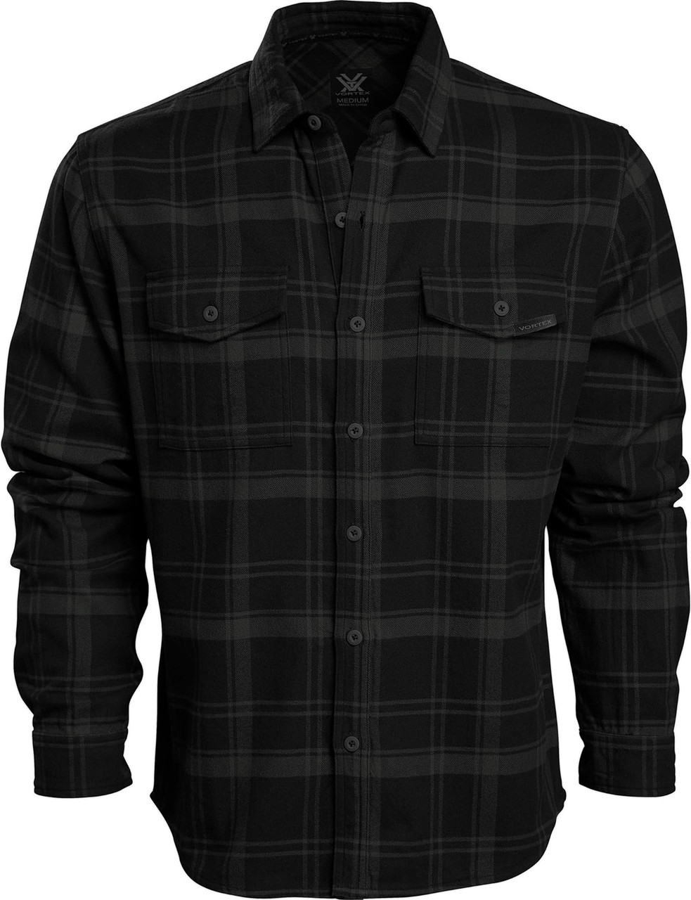 Vortex Optics Timber Rush Flannel Shirt - Black - XX-Large