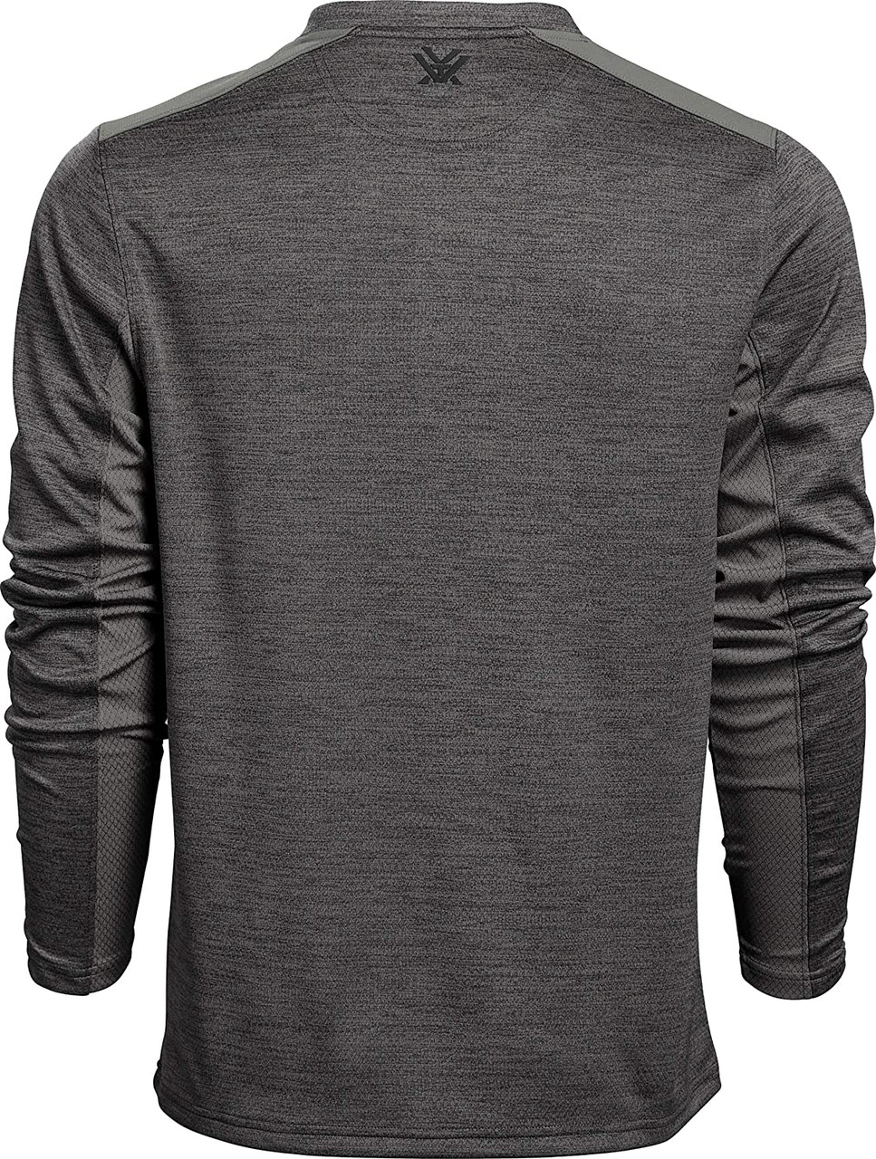 Vortex Optic Northern Heights Henley Long Sleeve - Grey Heather - Medium