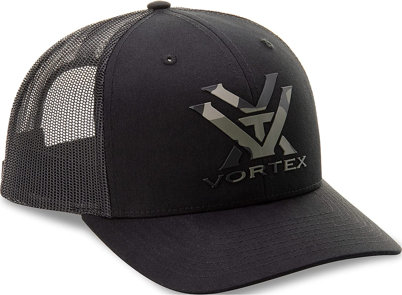 Vortex Men Camo Punch Snap Back Cap - Black - One Size