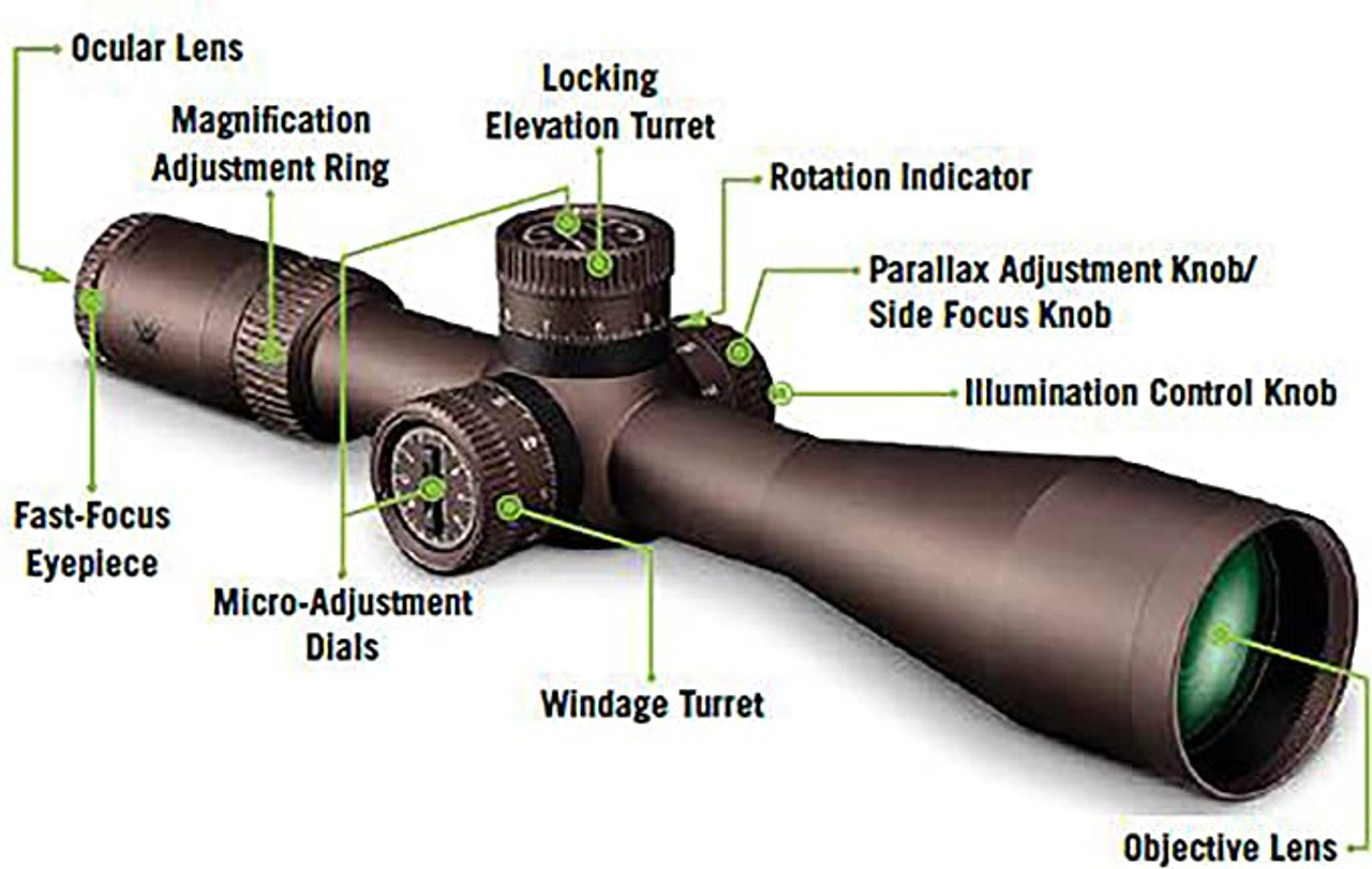 Vortex Optics Razor HD Gen III 6-36x56 FFP Riflescope - EBR-7D Reticle MOA