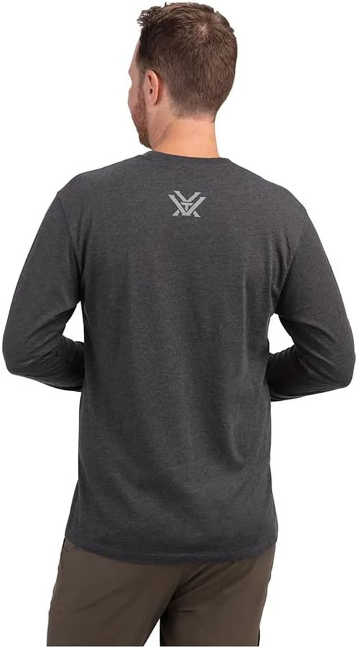 Vortex Optics Total Ascent Long Sleeve Shirts - Charcoal - 3X-Large