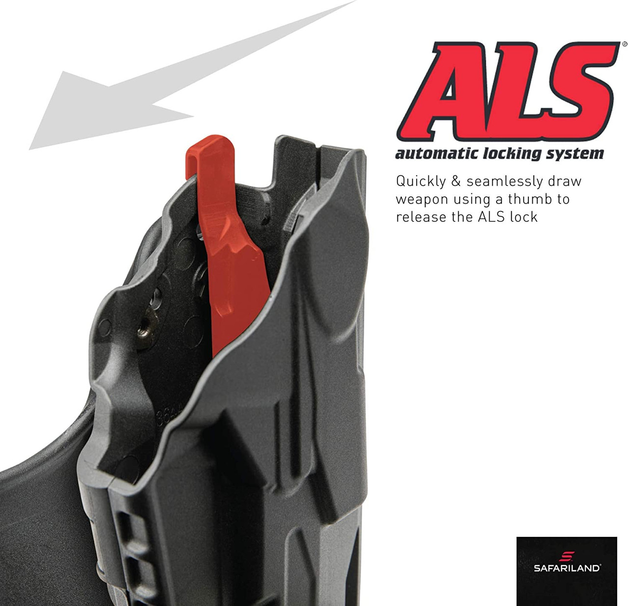 Safariland 6360 ALS/SLS Level 3 Retention Duty Holster Glock 34/35 & Light