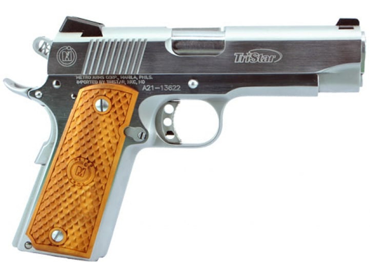 TriStar 85622 American Classic Commander 1911 45 ACP 4.25" BBL 8+1 Chrome