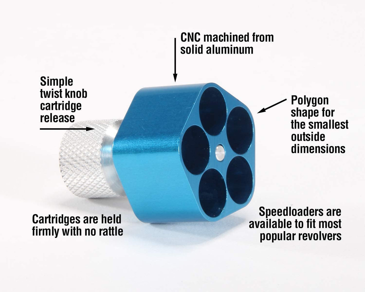 Pachmayr Aluminum Competition Speedloader Smith & Wesson J Frame 5 Shot