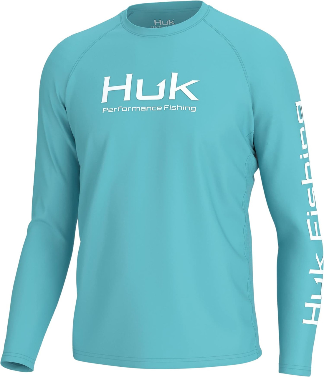 HUK Men Pursuit Vented Long Sleeve Fishing Shirt - Ipanema - Medium