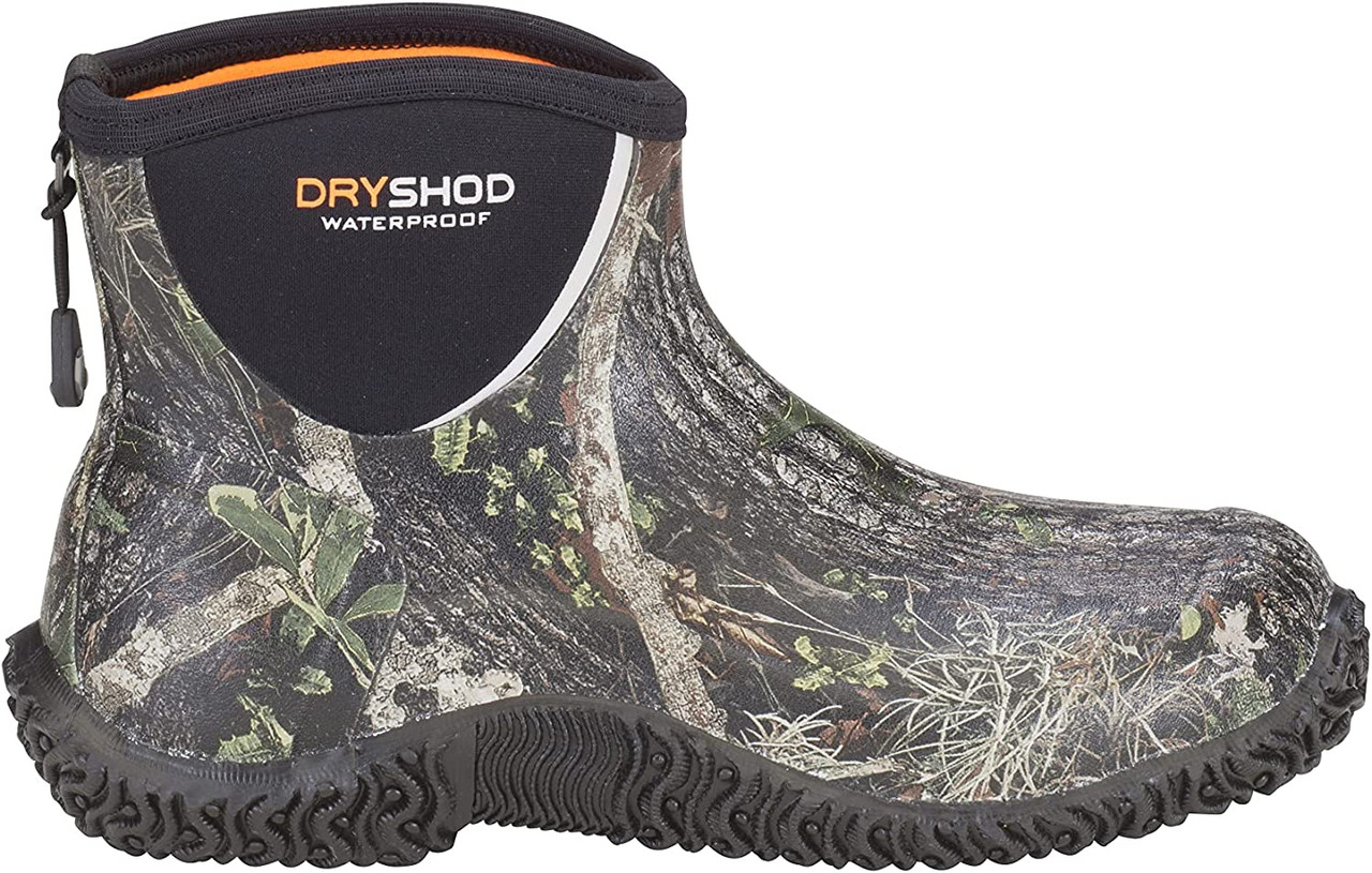 Dryshod Mens Legend Camp Pull On Boots Ankle - Black/Camo - LGD-MA-BK-12