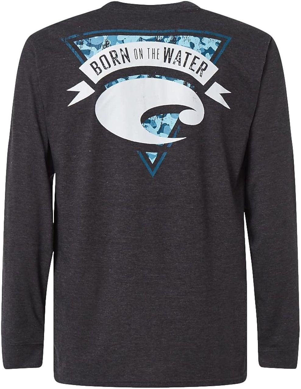 Costa Born On The Water Dark Heather T-Shirt-Medium - FQA400904-25U-M