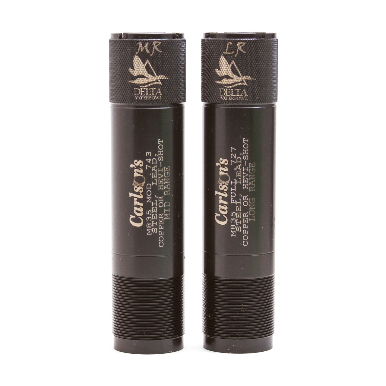 Carlson Delta Waterfowl Choke Tubes 2 Pack Mossberg 835/935 MR/LR 12GA Blk