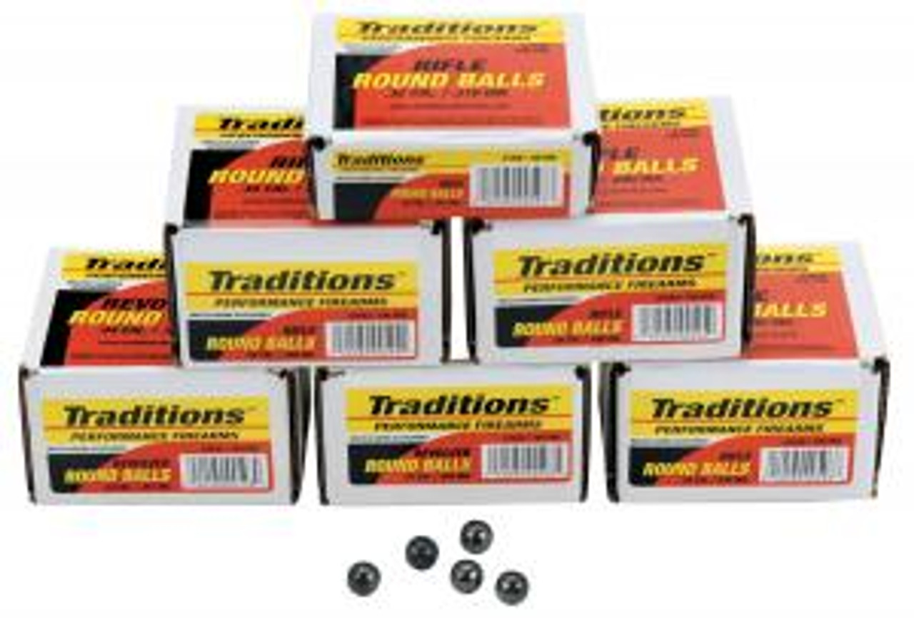 Traditions A1642 Revolver 44 Cal .454 Lead Ball 140 gr 100 Pack