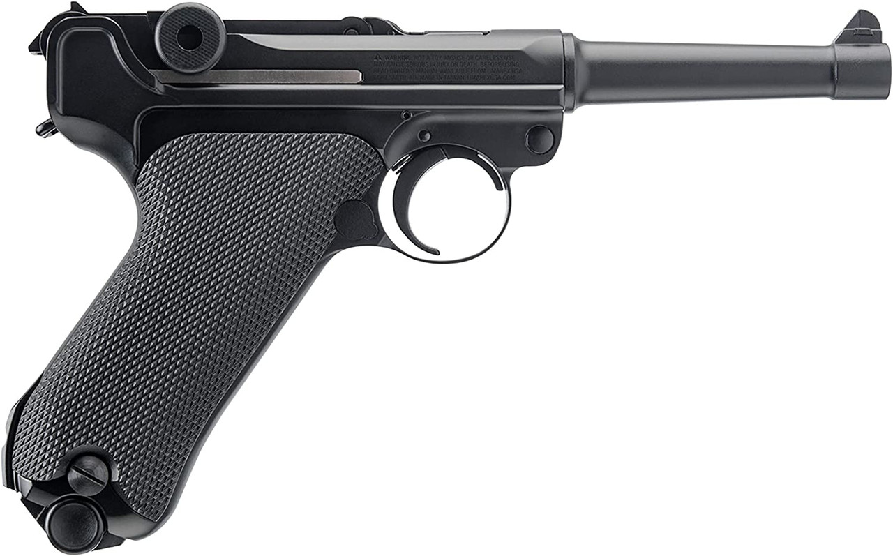 Umarex Legends P-08 Replica Blowback .177 BB Air Pistol CO2 21Rds Black