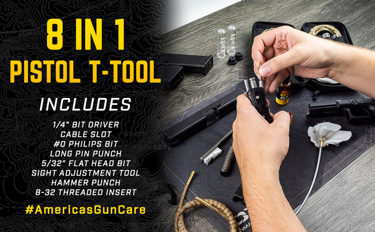 Otis Technology 8-in-1 Pistol T-Tool Essential Maintenance Tool For Glock Otis Technology 8-in-1 Pistol T-Tool Essential Maintenance Tool For Glock