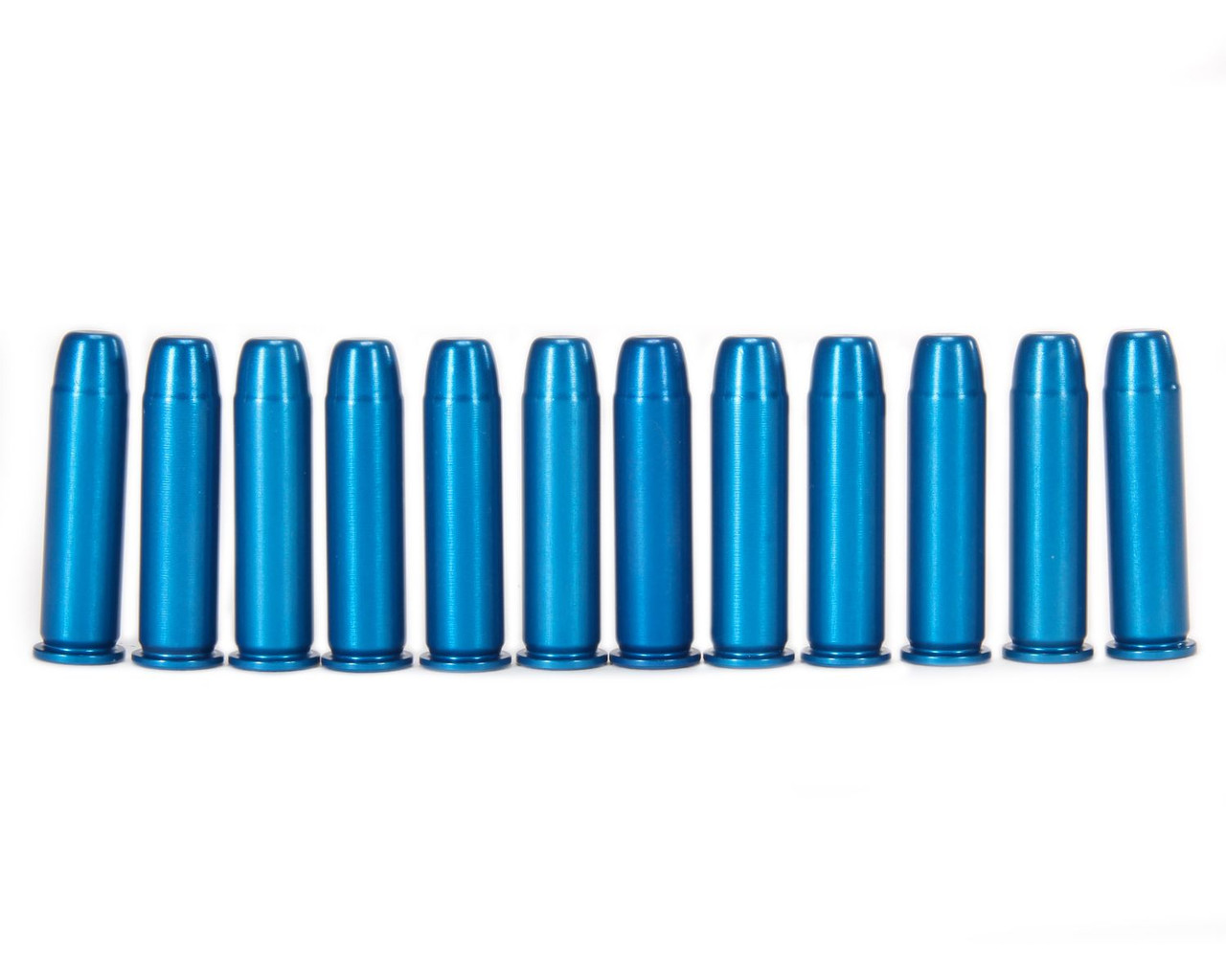 A-ZOOM Precision Metal Safety Snap Cap Blue Value 12 Pack 357 Mag - 16319
