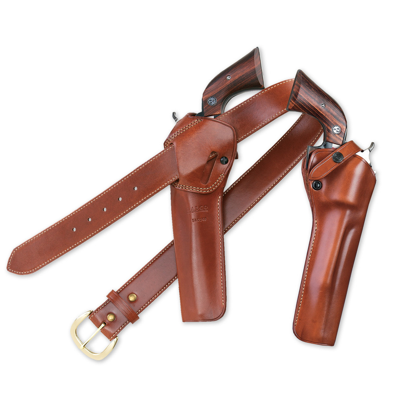 Galco SAO Strongside/Crossdraw Holster Long BRL Colt 357 SAA 7.5" Tan LH