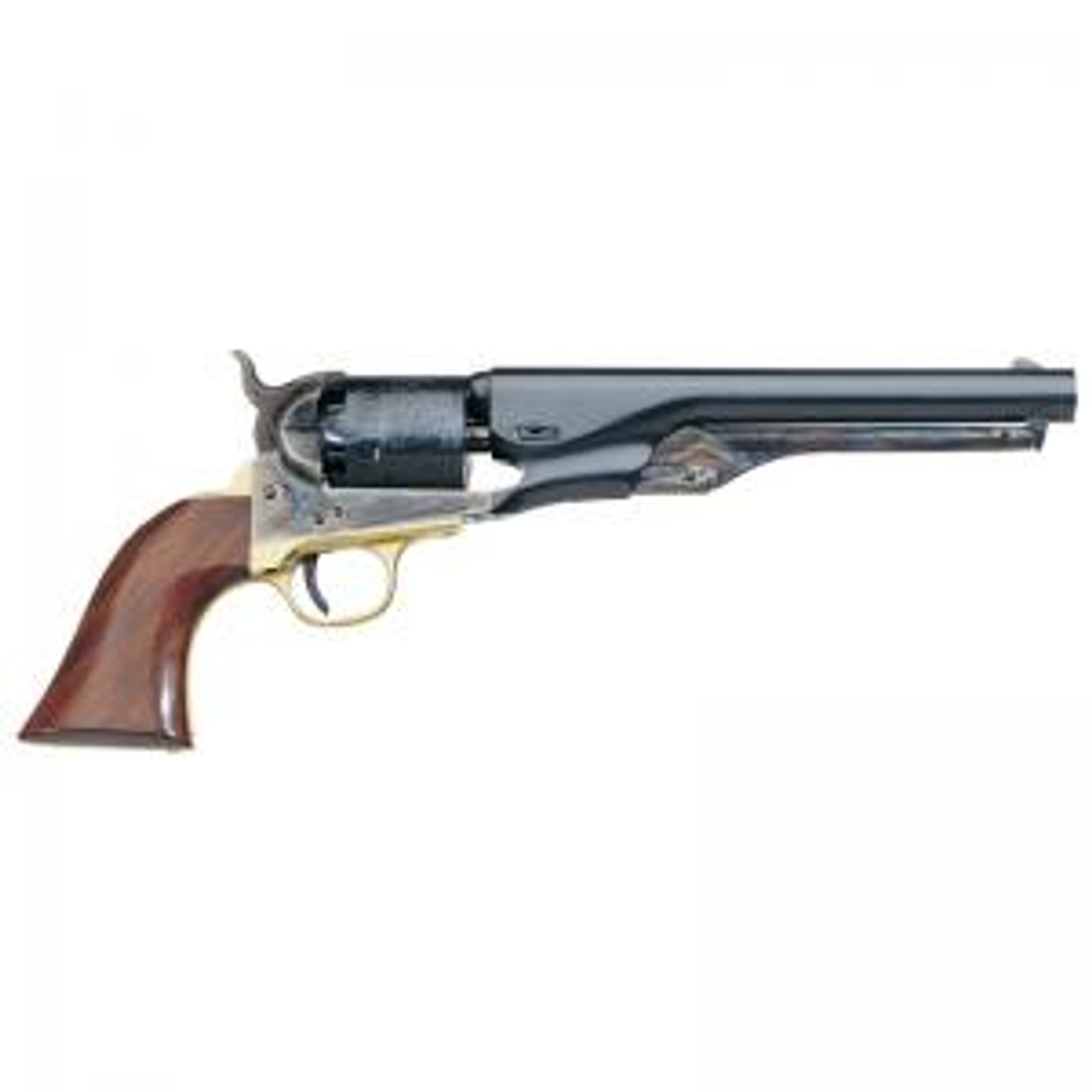 UBERTI 1860 Army Revolver Brass 44 caliber 8" BBL 6rd TG Blue CH NIB