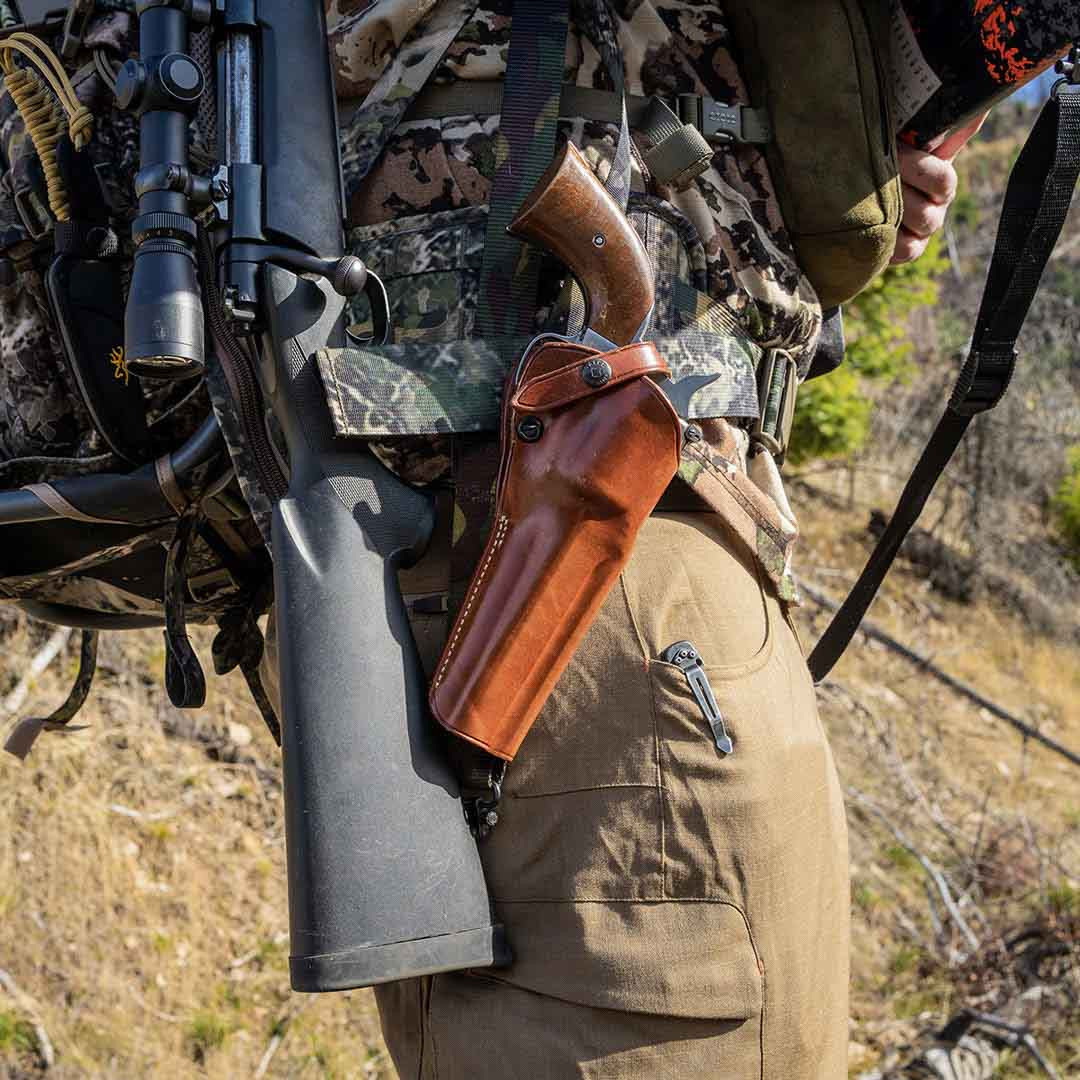 Galco SAO Single Action Outdoorsman Holster Ruger 357 Blackhawk 6.5"Tan RH