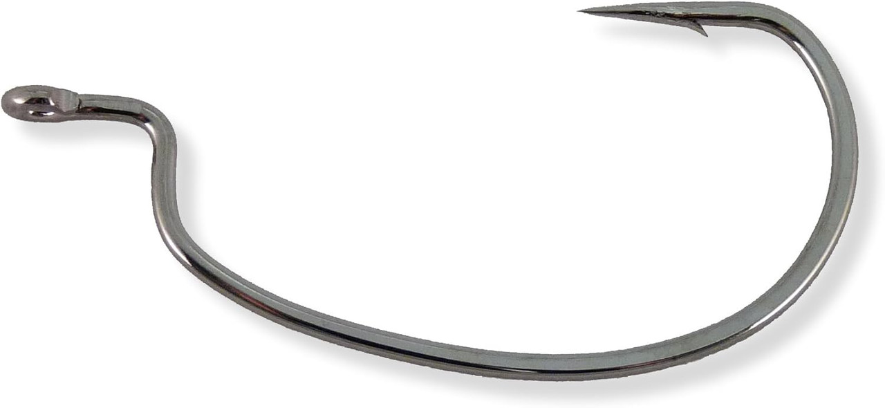 Owner Hooks Cutting Point Rig'N Hook Short Shank 5/0 Black Chrome -5137-151