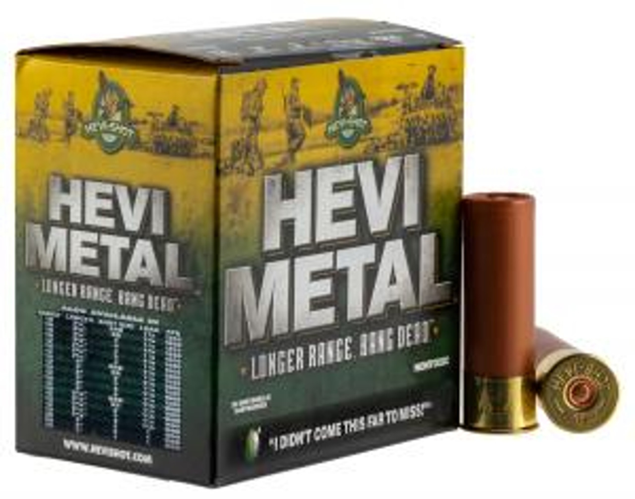 HEVI-Metal HS38502 Longer Range 12 Ga 3.50" 1 1/2 oz 1500 fps 2 Shot 125 Rounds