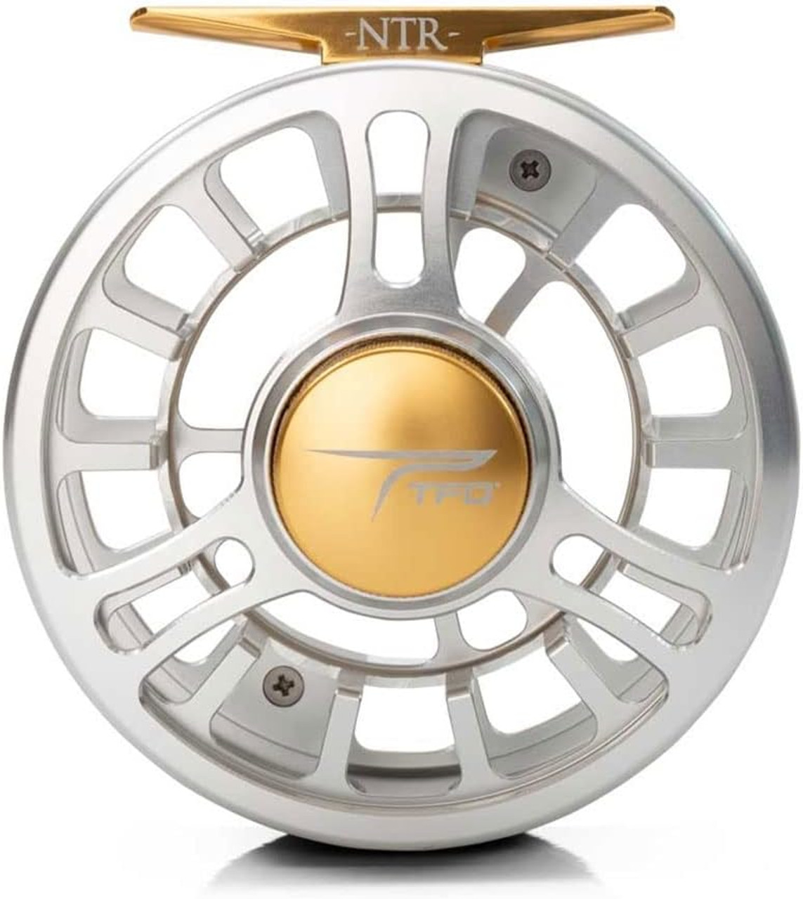 Temple Fork Outfitters NTR III Large Arbor Fly Reel Clear/Gold CNC Aluminum