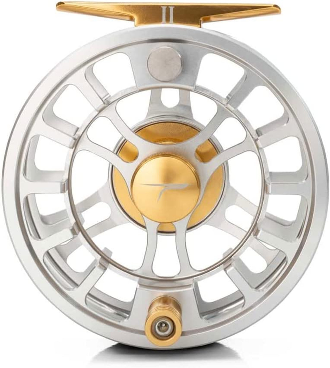 Temple Fork Outfitters NTR I Large Arbor Fly Reel Clear/Gold CNC Aluminum