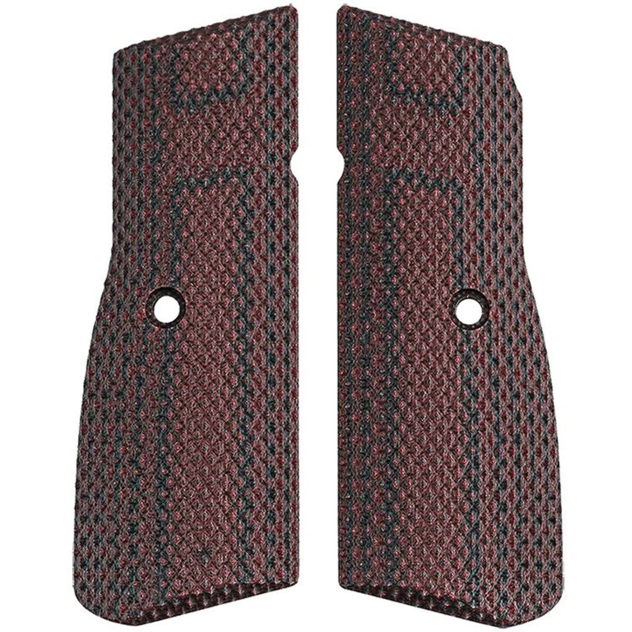FN High Power Grips G10 Polymer Black Cherry Finish W/ Diamondback Texture FN High Power Grips G10 Polymer Black Cherry Finish W/ Diamondback Texture