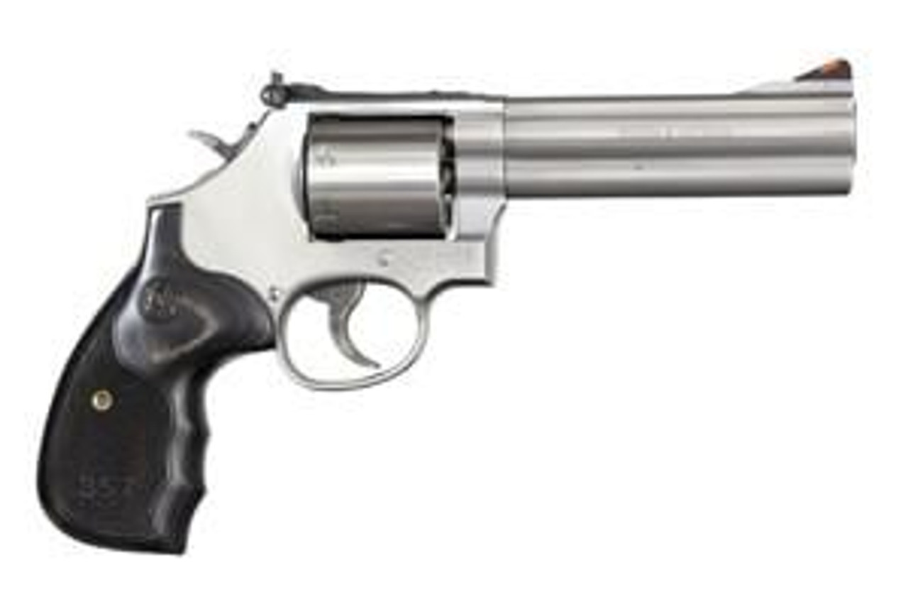 Smith & Wesson 150854 Model 686 Plus 357 Mag SS 5" BBL Custom Grip