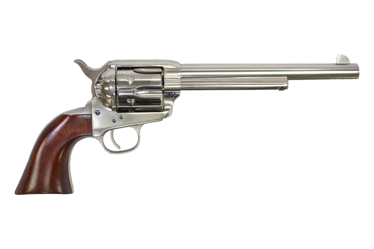 Uberti 1873 Cattleman Nickel 344152 45 Colt 7.5" BBL 6rd Revolver