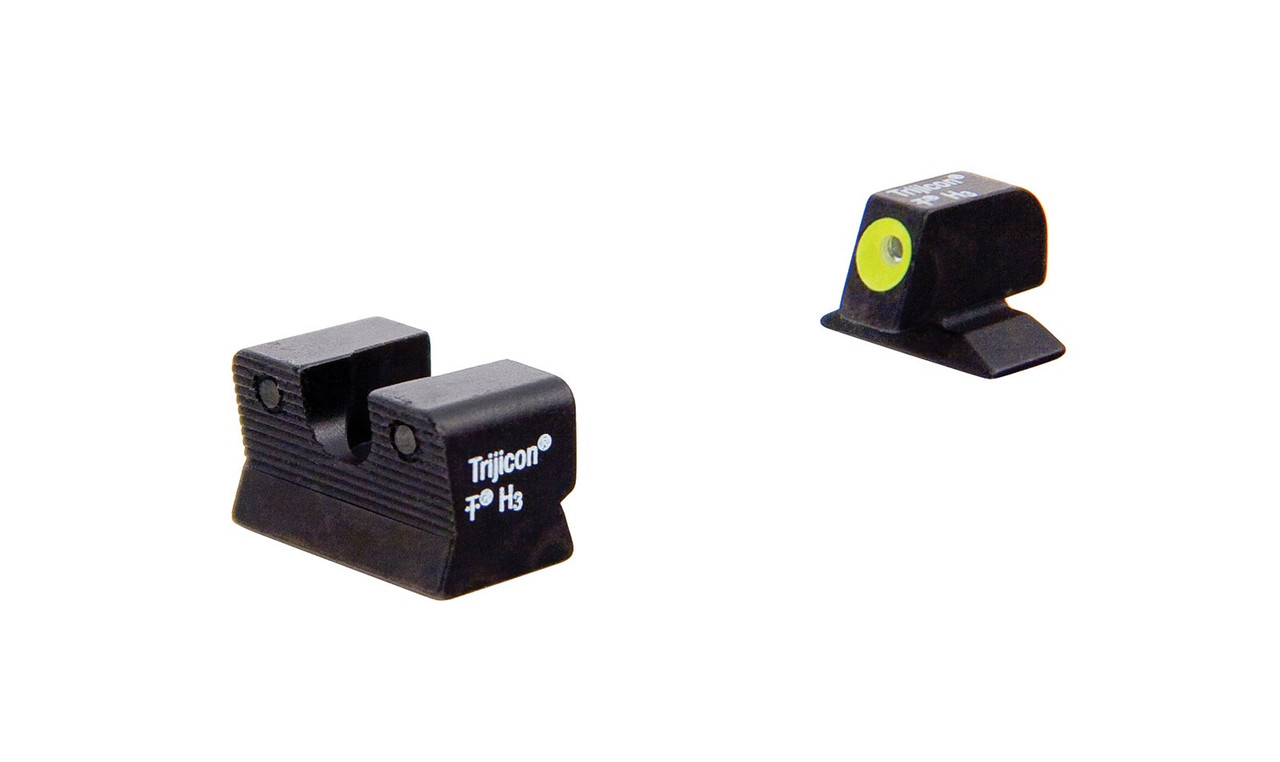 Trijicon Beretta HD Night Sight Set 90-Two Models Yellow Front Outline Lamp