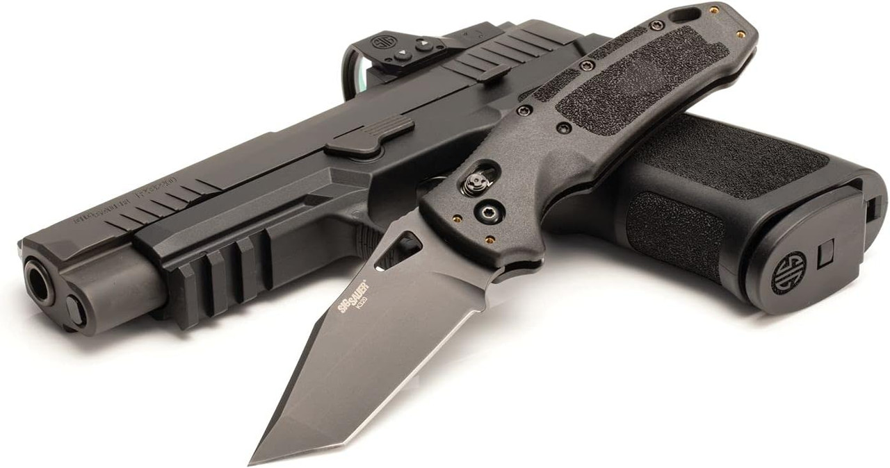 Hogue Sig Sauer Nitron 3.5" Ambidextrous ABLE Lock - Tanto Blade - Black