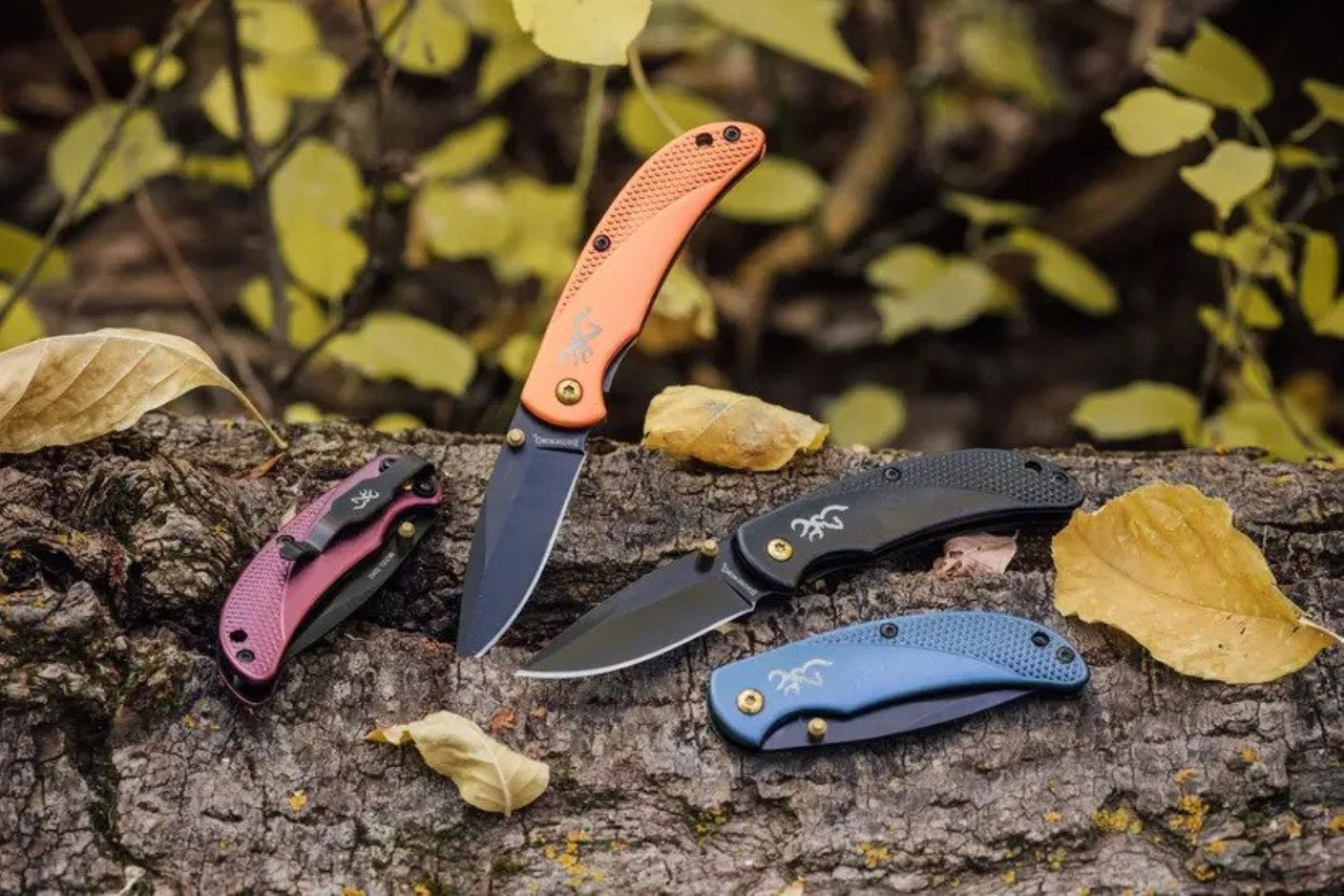 Browning Folding Liner Lock Stainless Steel Drop Point Black - 3220340