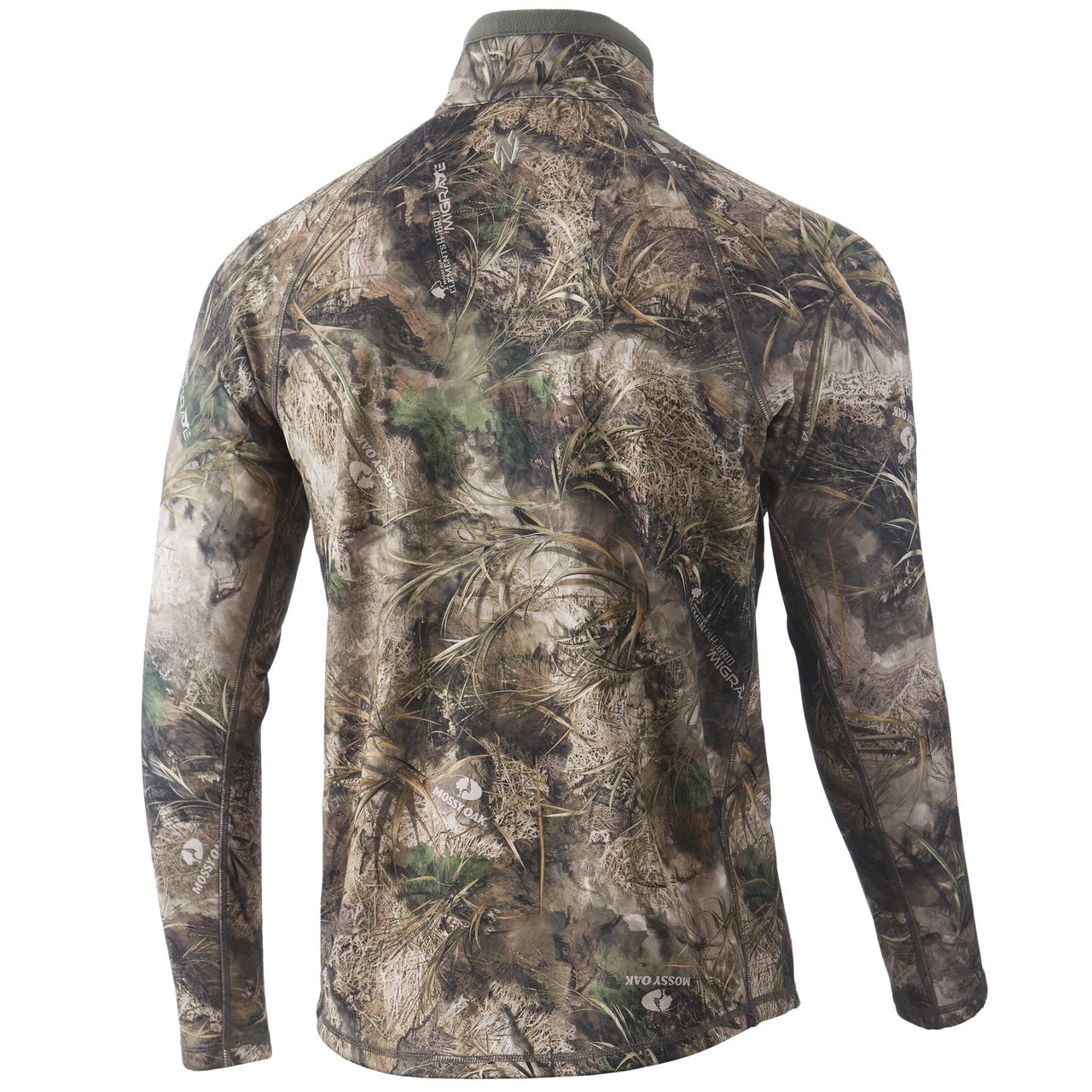Nomad Utility Camo Pullover Jacket 1/2 Zip - Mossy Oak Migrate - X-Large
