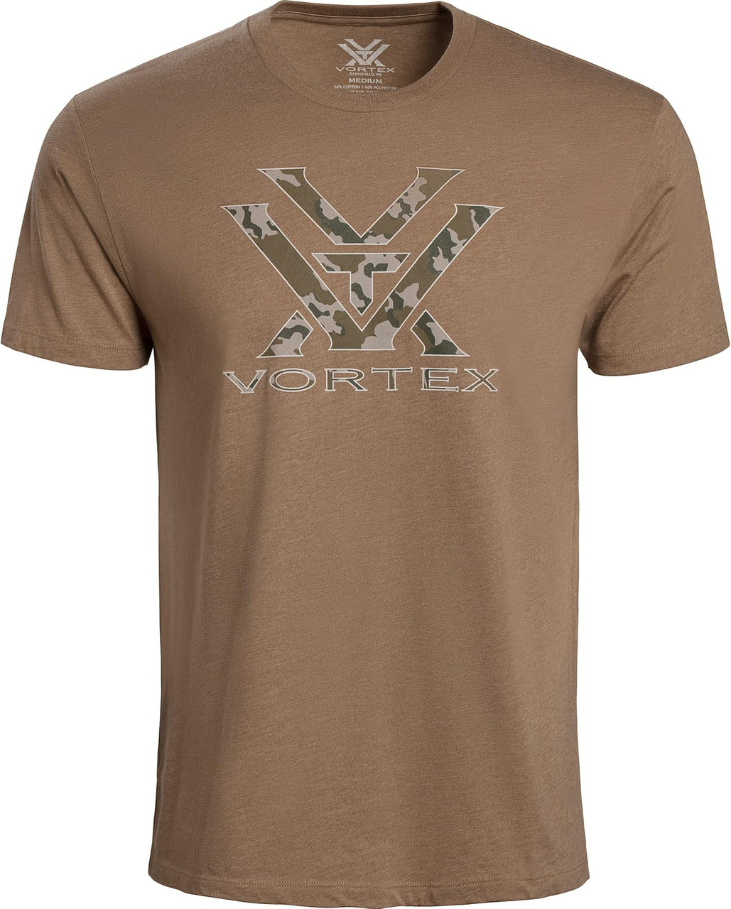 Vortex Optics Men's Camo Logo Short Sleeve T-Shirt - Coyote - XX-Large Vortex Optics Men's Camo Logo Short Sleeve T-Shirt - Coyote - XX-Large